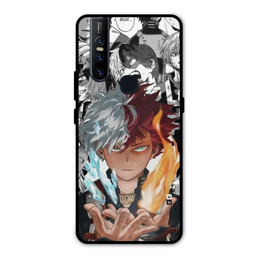 Young Todoroki Metal Back Case for Vivo V15