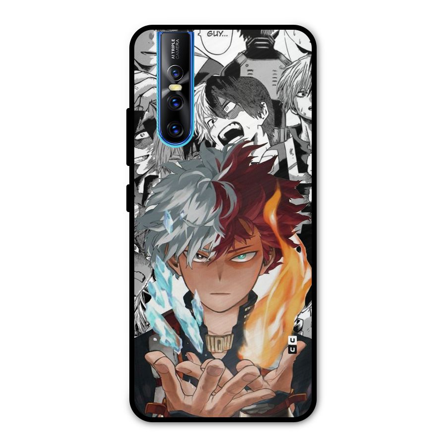 Young Todoroki Metal Back Case for Vivo V15 Pro
