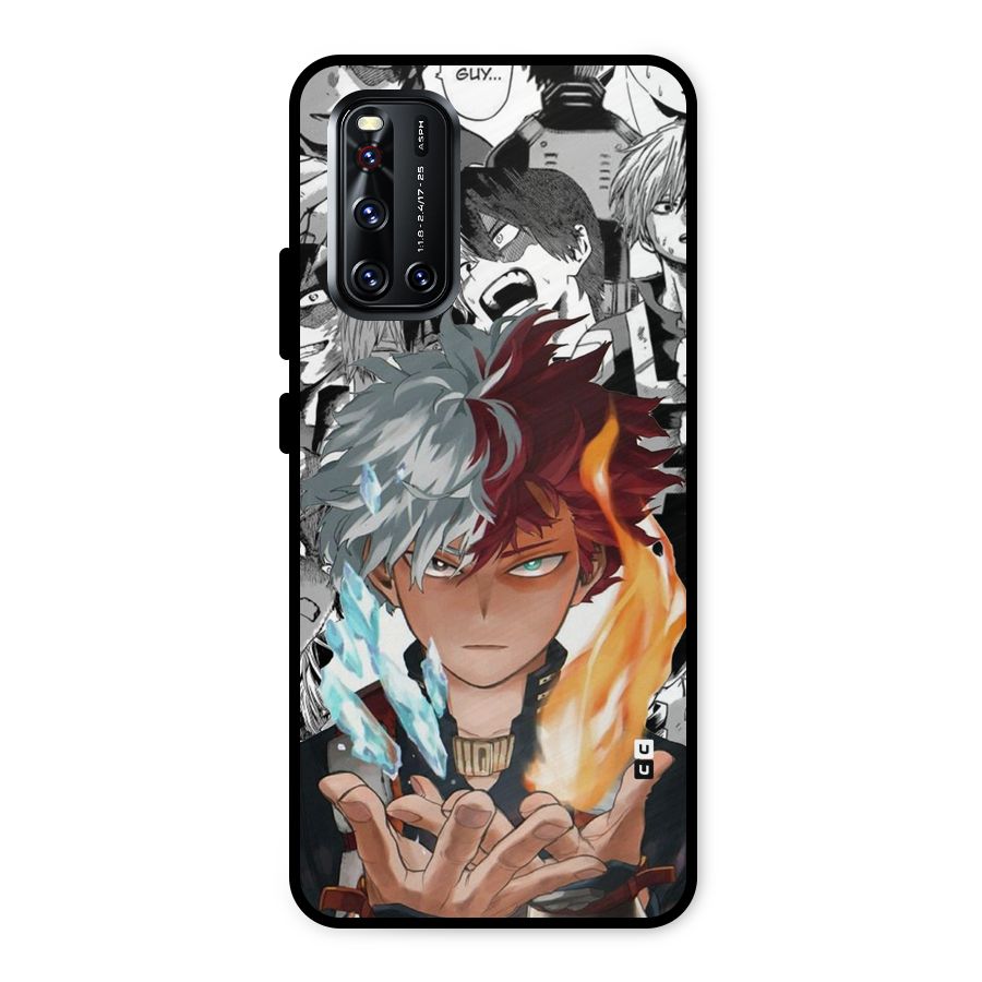Young Todoroki Metal Back Case for Vivo V19