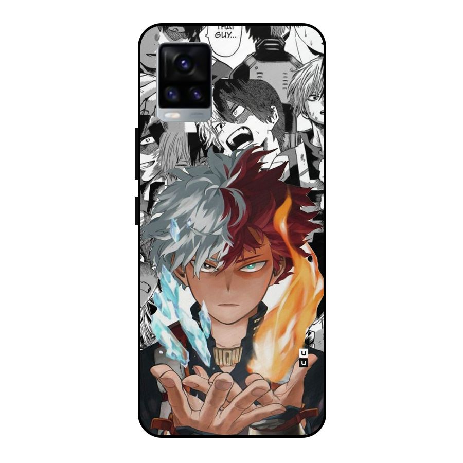 Young Todoroki Metal Back Case for Vivo V20 2021