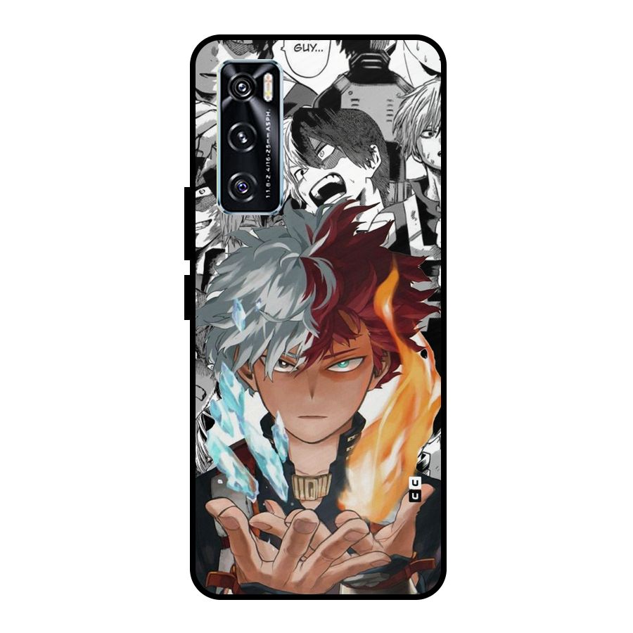 Young Todoroki Metal Back Case for Vivo V20 SE