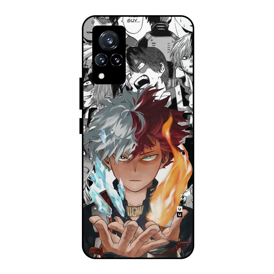 Young Todoroki Metal Back Case for Vivo V21 5G