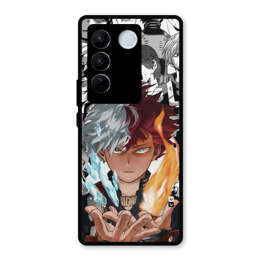 Young Todoroki Metal Back Case for Vivo V27