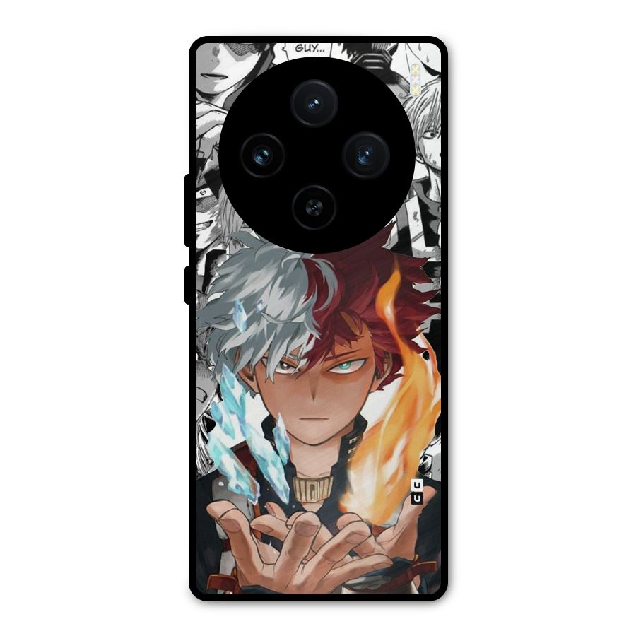 Young Todoroki Metal Back Case for Vivo X100
