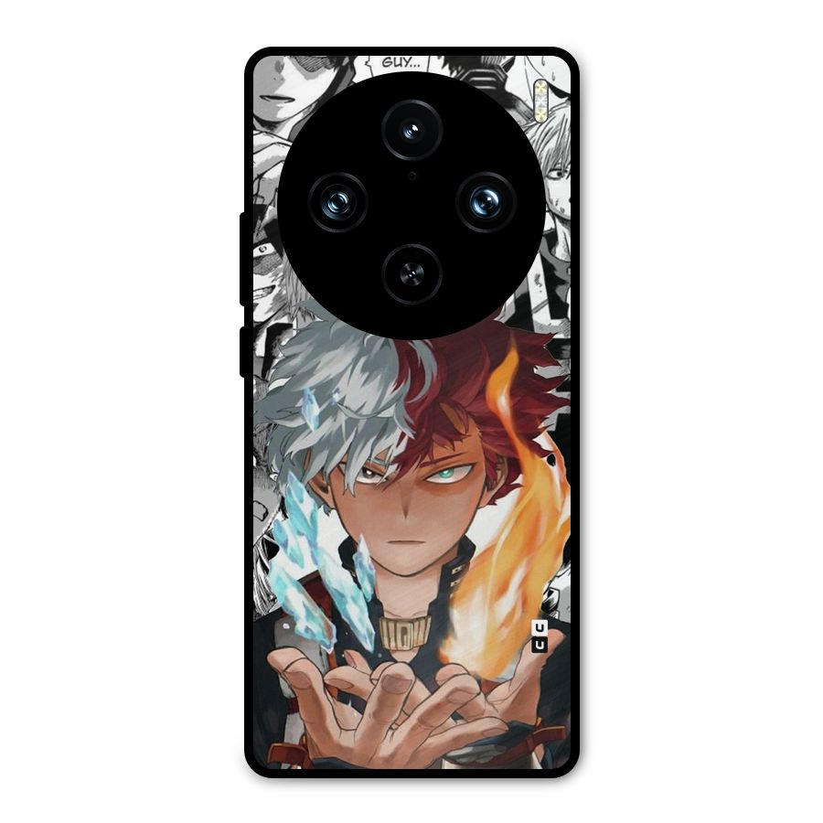 Young Todoroki Metal Back Case for Vivo X100 Pro