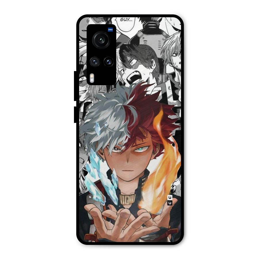 Young Todoroki Metal Back Case for Vivo X60