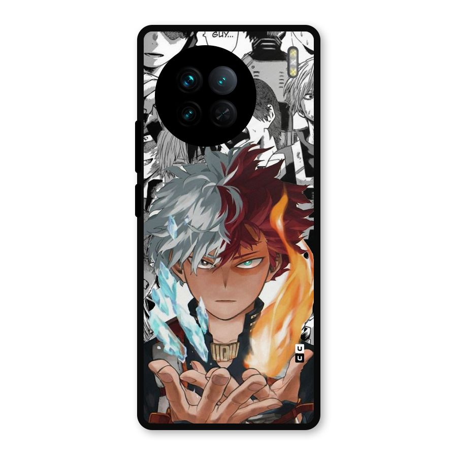 Young Todoroki Metal Back Case for Vivo X90