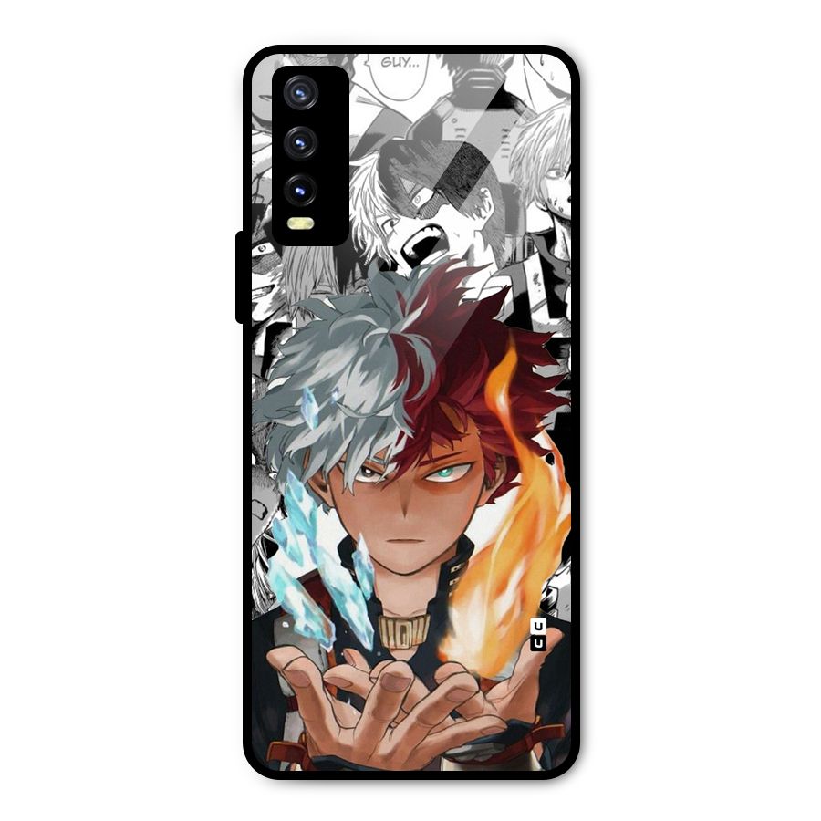 Young Todoroki Metal Back Case for Vivo Y20g