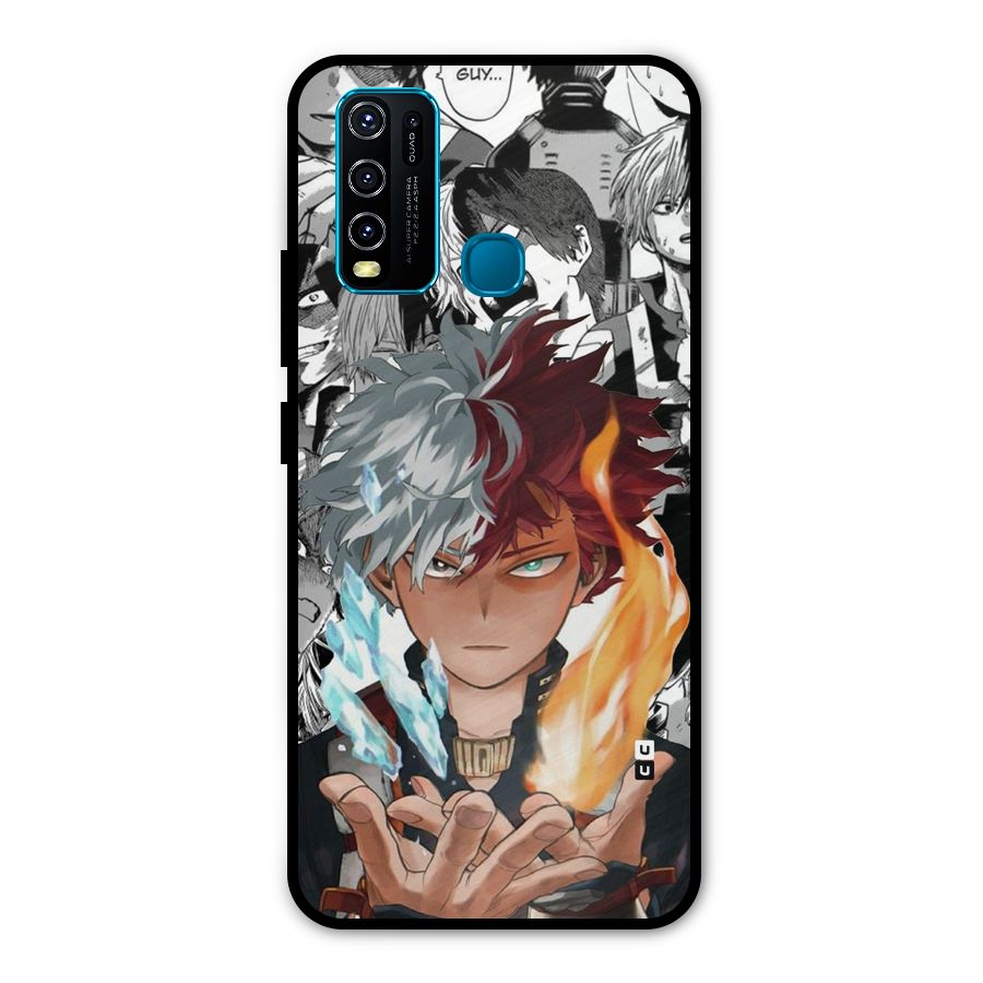 Young Todoroki Metal Back Case for Vivo Y30