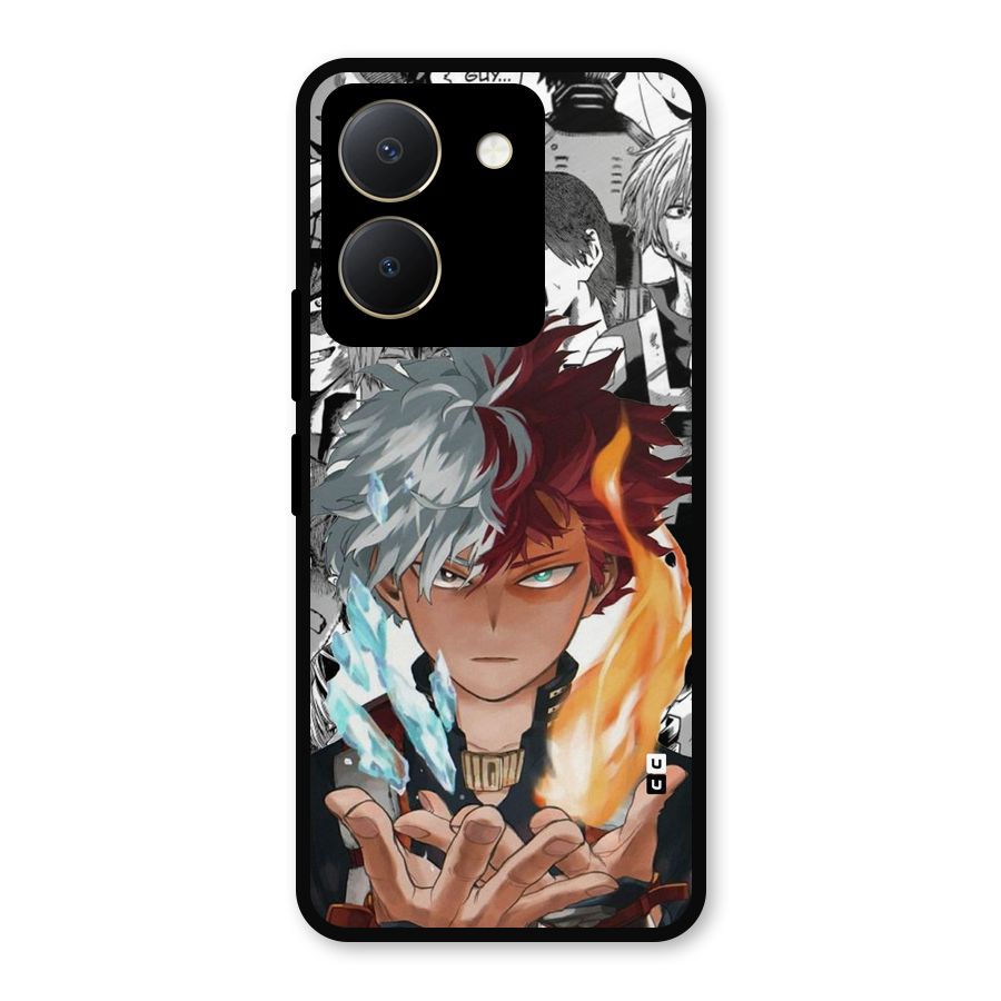 Young Todoroki Metal Back Case for Vivo Y36