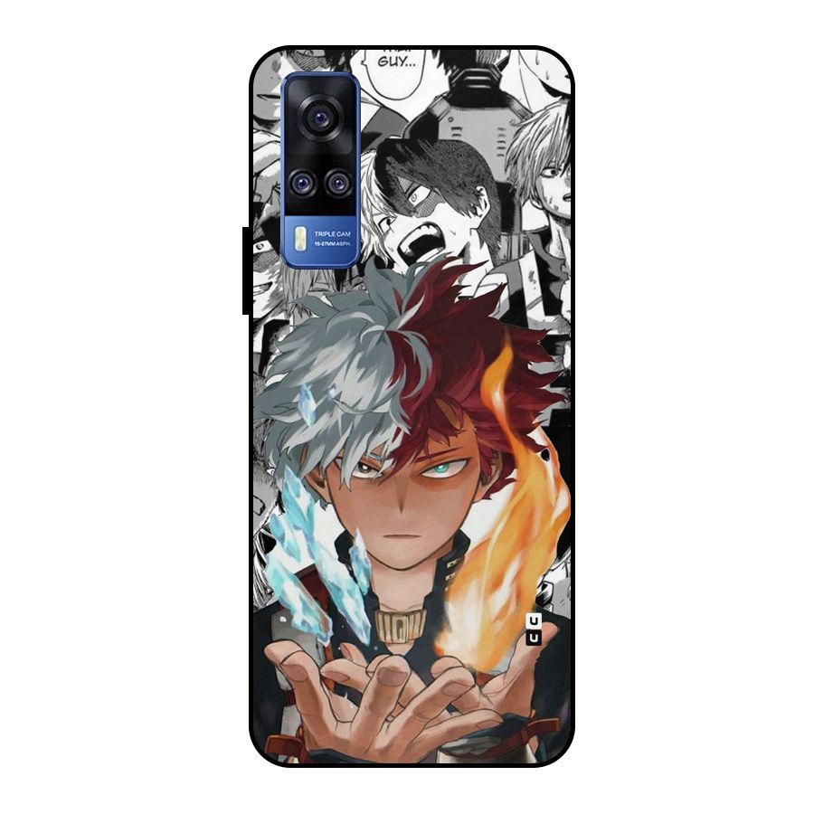 Young Todoroki Metal Back Case for Vivo Y51