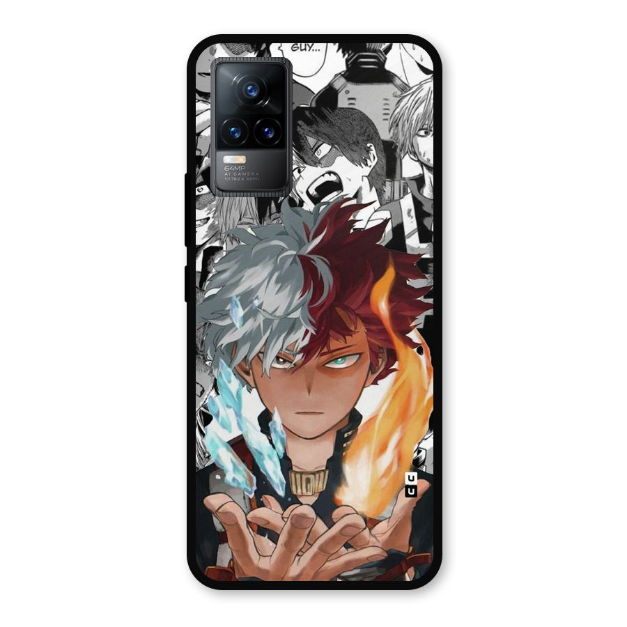 Young Todoroki Metal Back Case for Vivo Y73