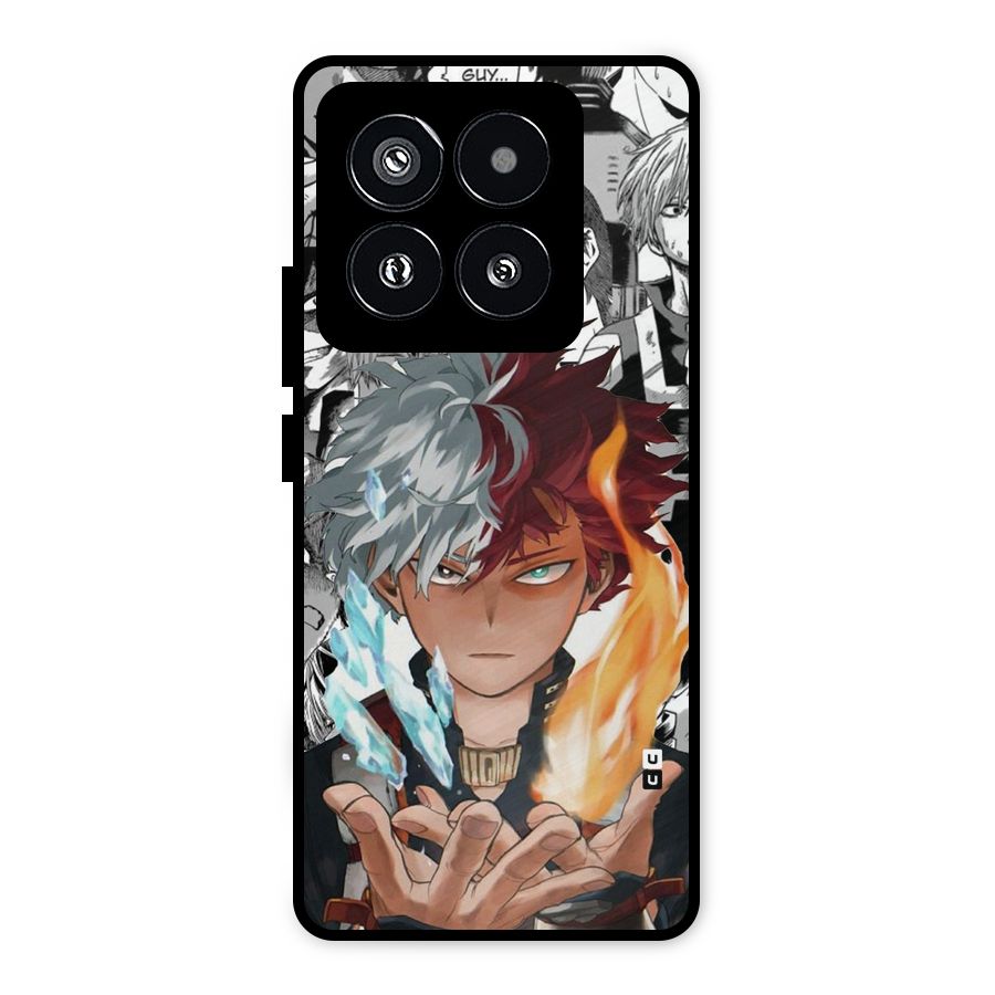 Young Todoroki Metal Back Case for Xiaomi 14 Pro