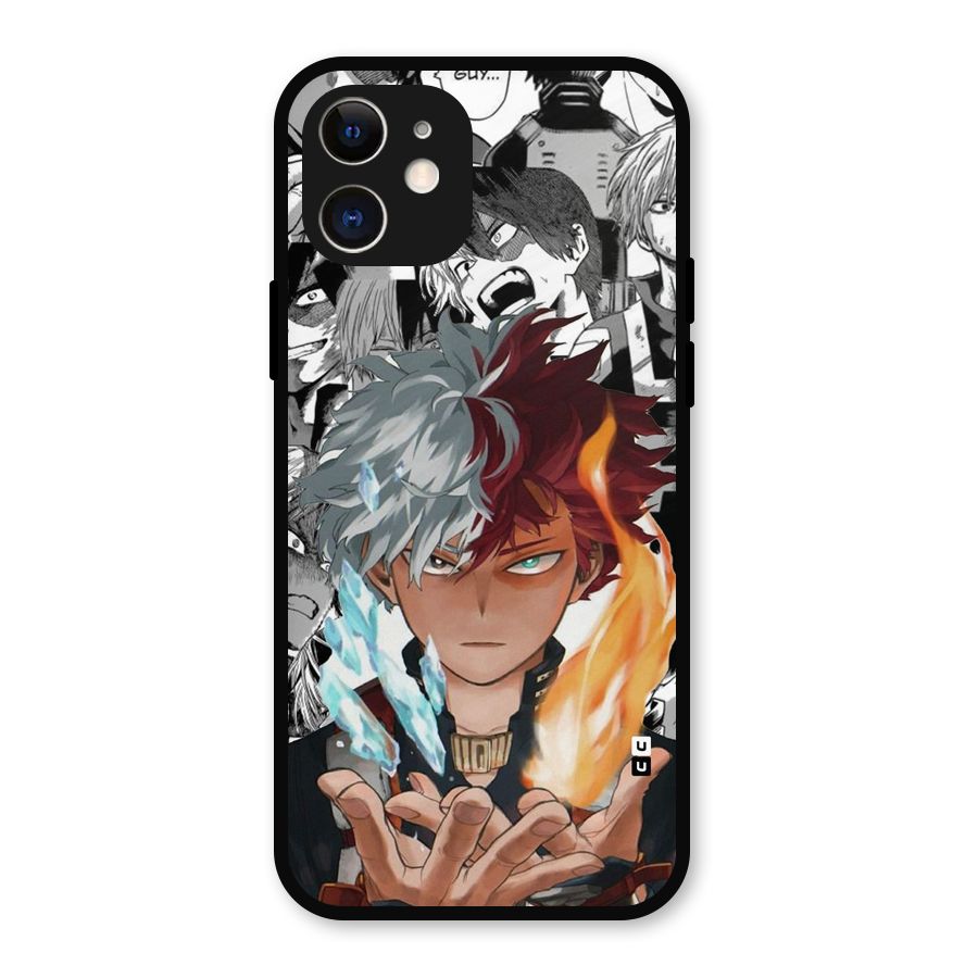 Young Todoroki Metal Back Case for iPhone 12