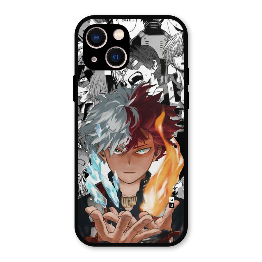 Young Todoroki Metal Back Case for iPhone 13