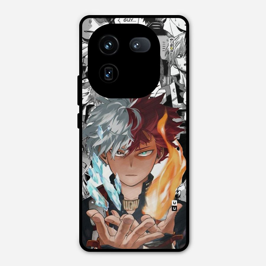 Young Todoroki Metal Back Case for iQOO 12