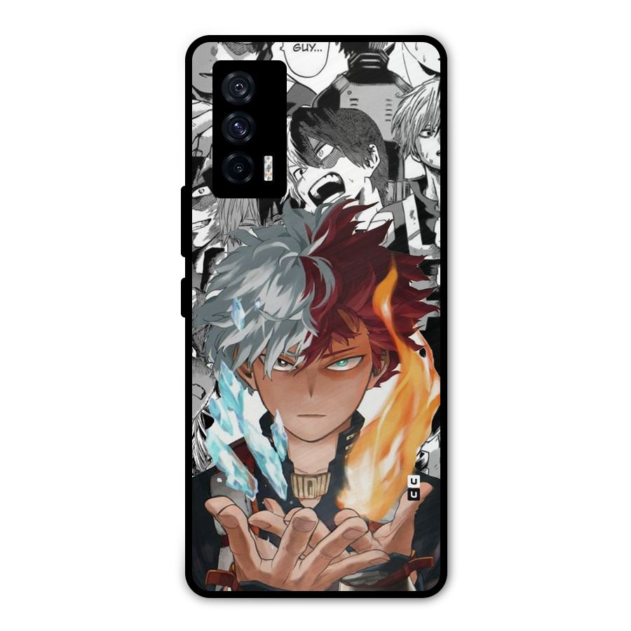 Young Todoroki Metal Back Case for iQOO 7 5G