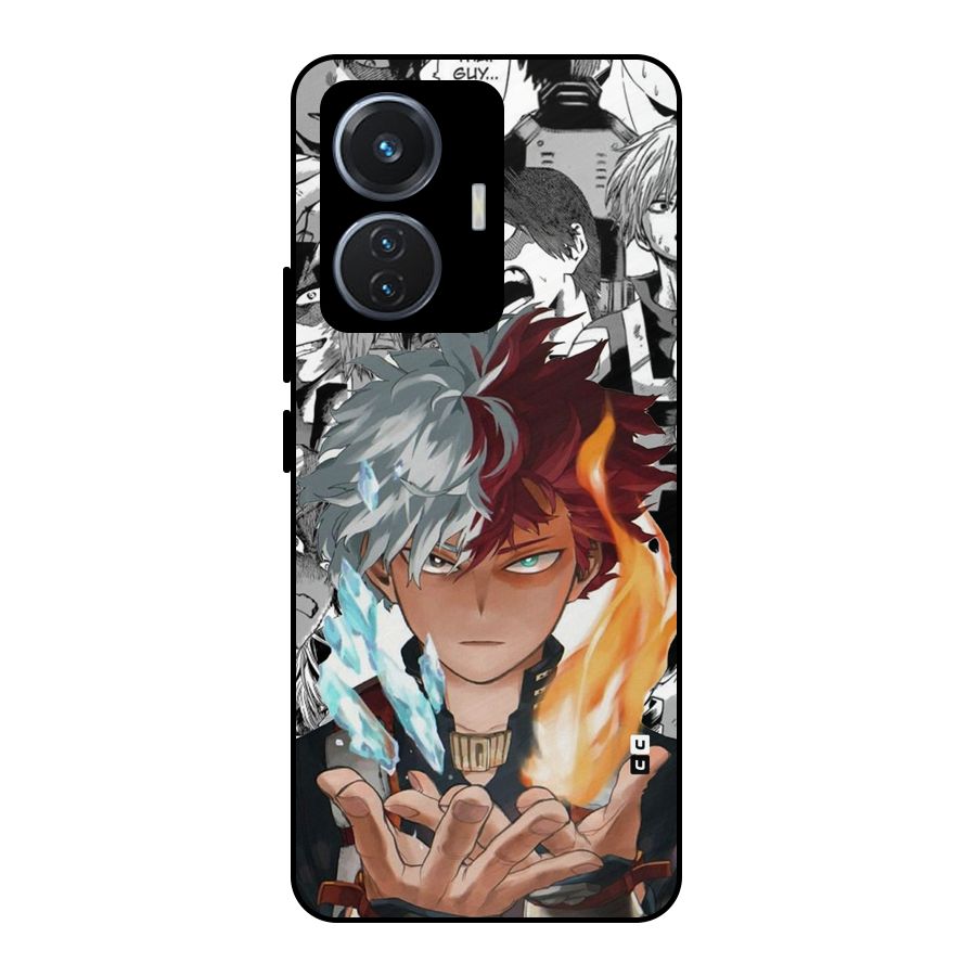 Young Todoroki Metal Back Case for iQOO Z6 44W