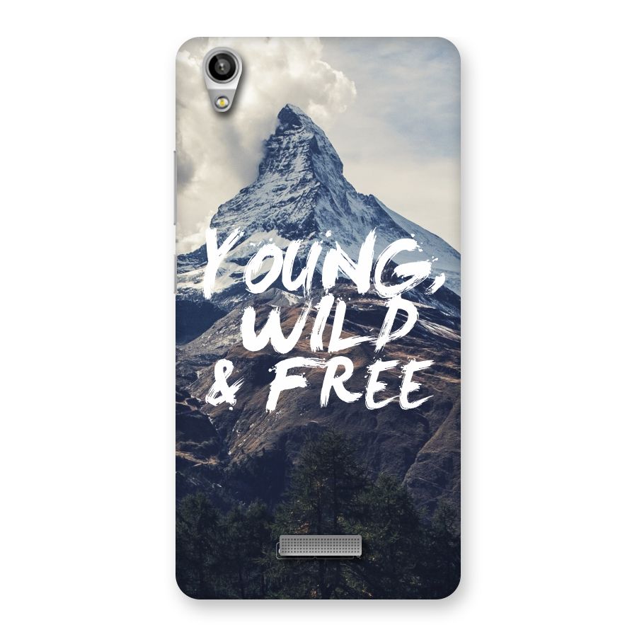 Young Wild and Free Back Case for Lava-Pixel-V1