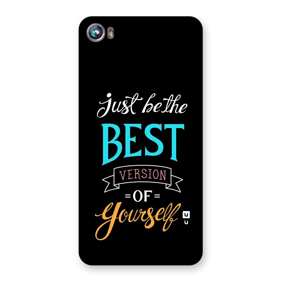 Your Best Version Back Case for Canvas Fire 4 (A107)