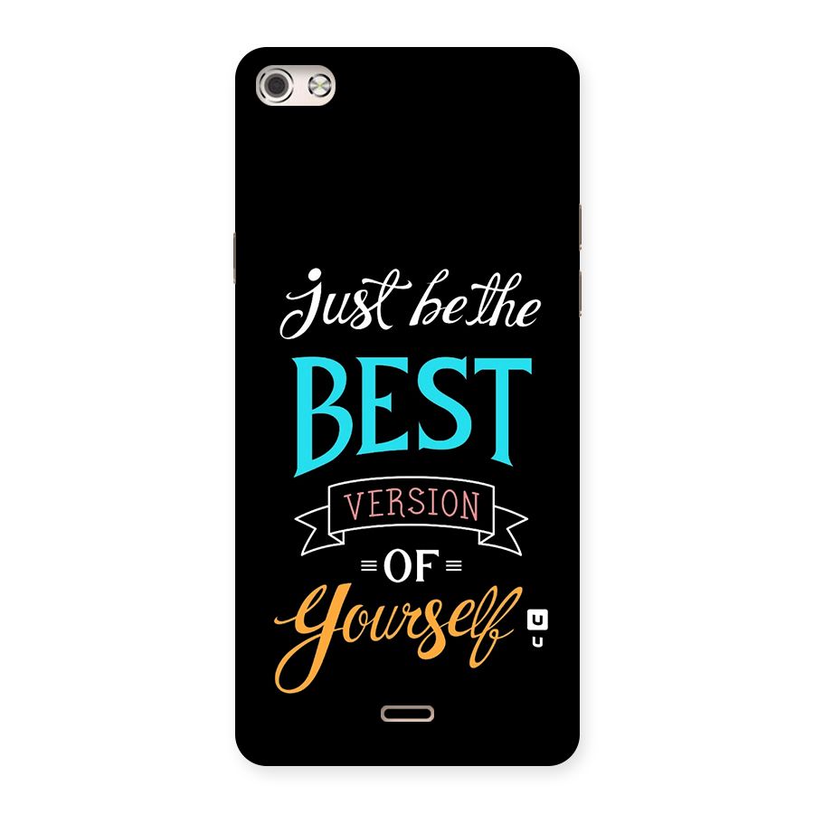 Your Best Version Back Case for Canvas Silver 5