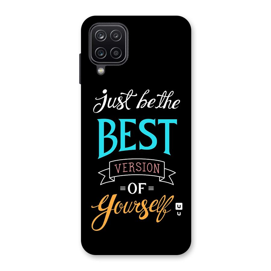 Your Best Version Back Case for Galaxy A12