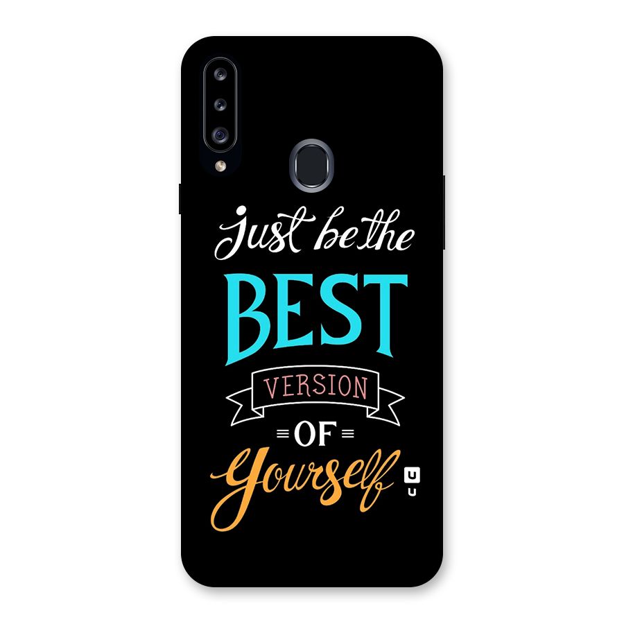 Your Best Version Back Case for Galaxy A20s