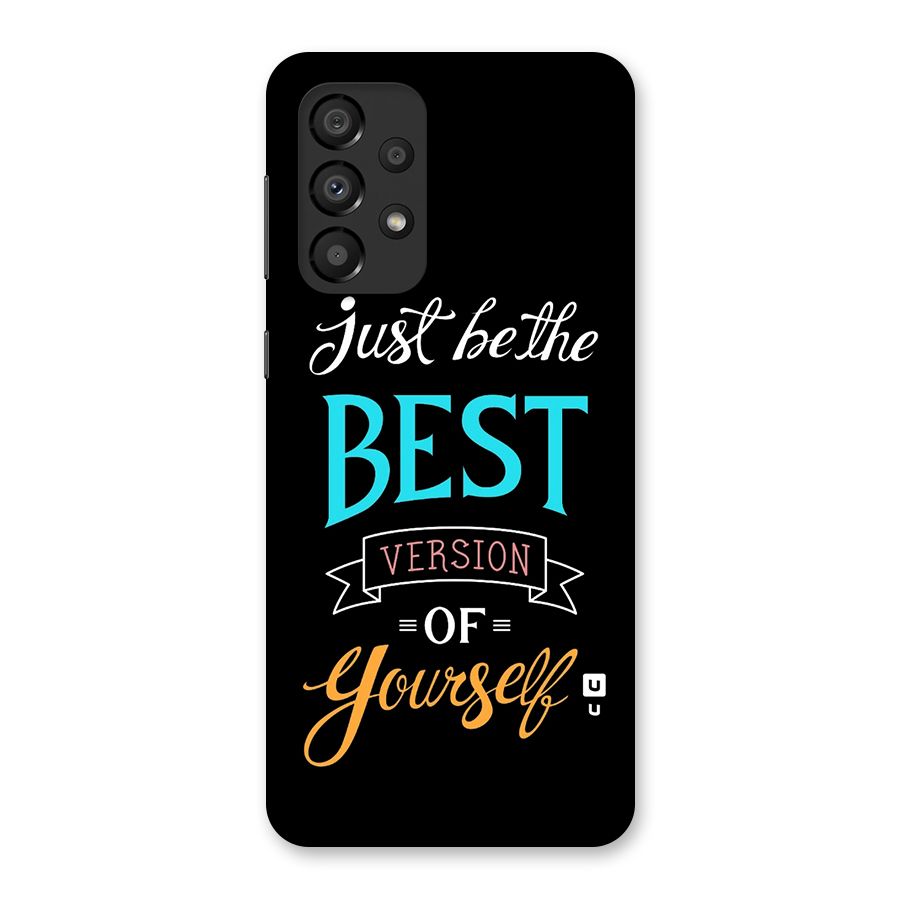 Your Best Version Back Case for Galaxy A33 5G