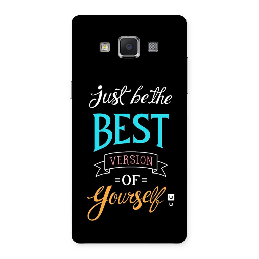 Your Best Version Back Case for Galaxy A5