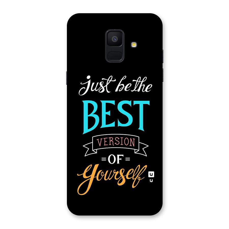 Your Best Version Back Case for Galaxy A6 (2018)