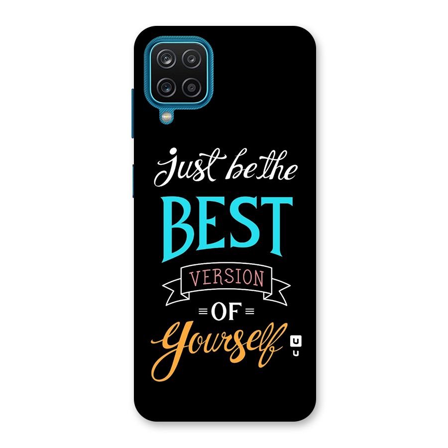 Your Best Version Back Case for Galaxy F12