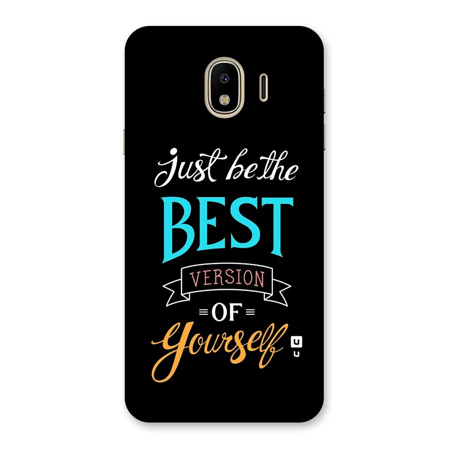 Your Best Version Back Case for Galaxy J4