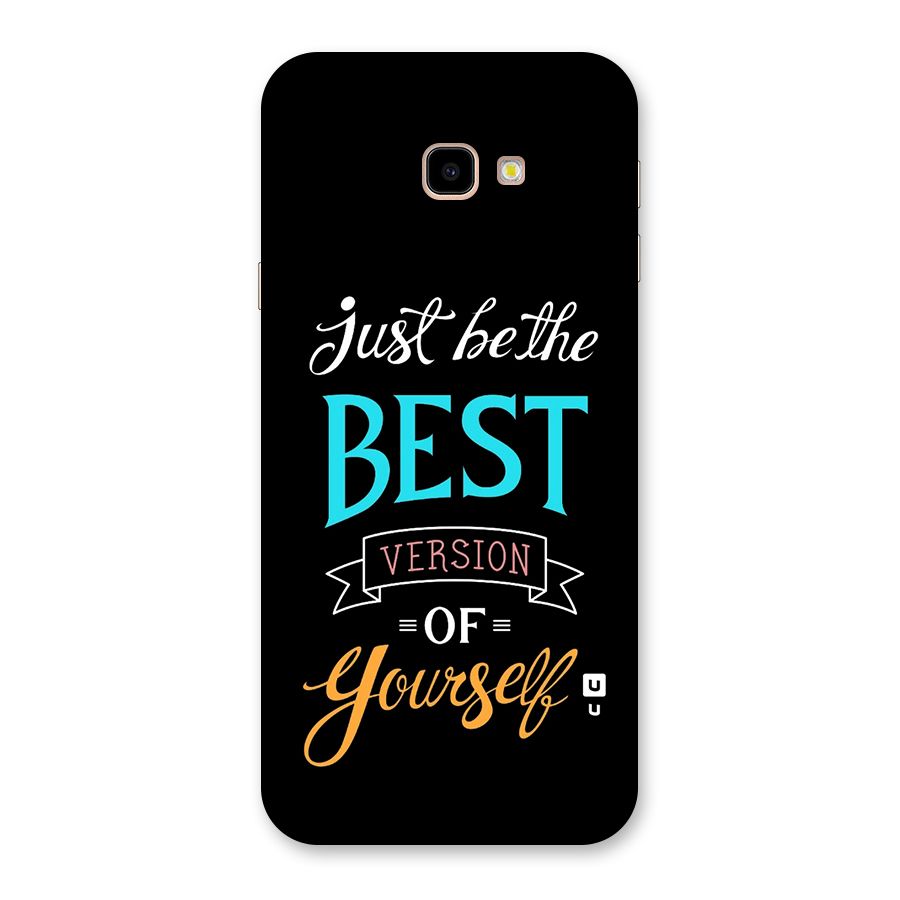 Your Best Version Back Case for Galaxy J4 Plus