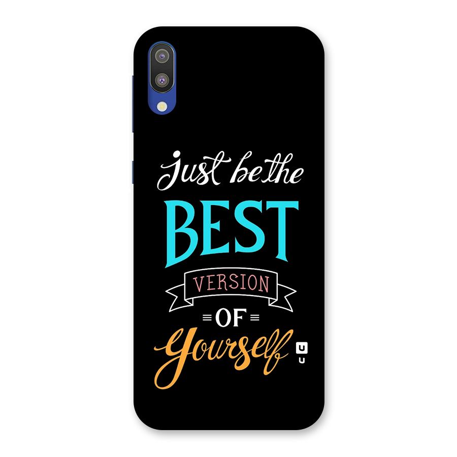 Your Best Version Back Case for Galaxy M10