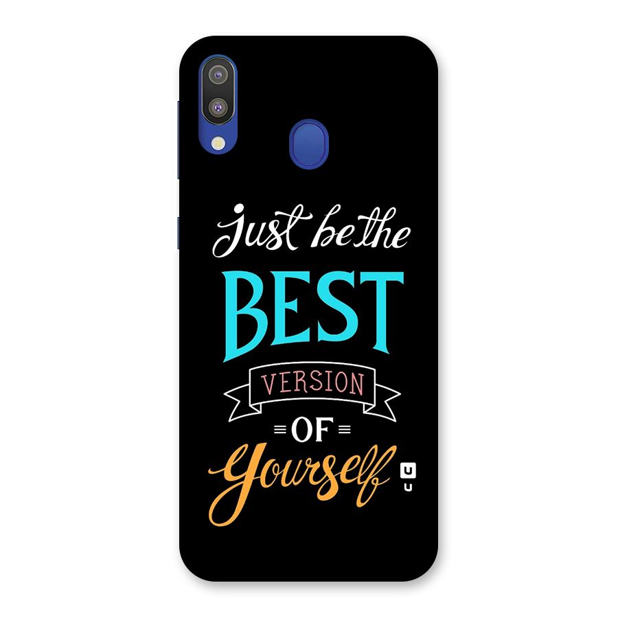 Your Best Version Back Case for Galaxy M20