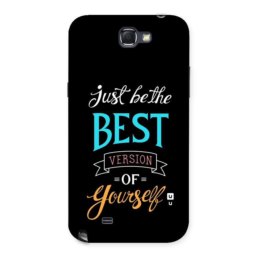 Your Best Version Back Case for Galaxy Note 2