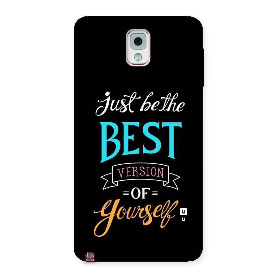 Your Best Version Back Case for Galaxy Note 3