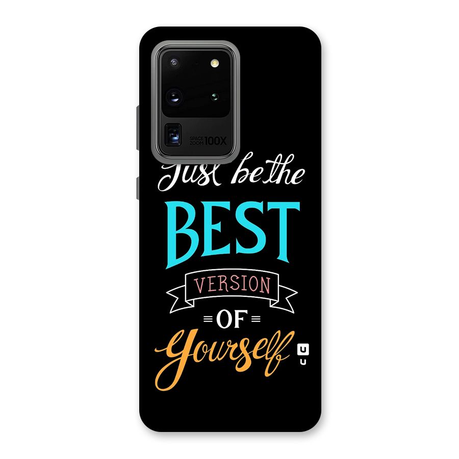 Your Best Version Back Case for Galaxy S20 Ultra