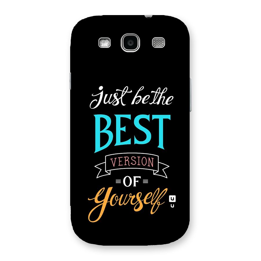 Your Best Version Back Case for Galaxy S3