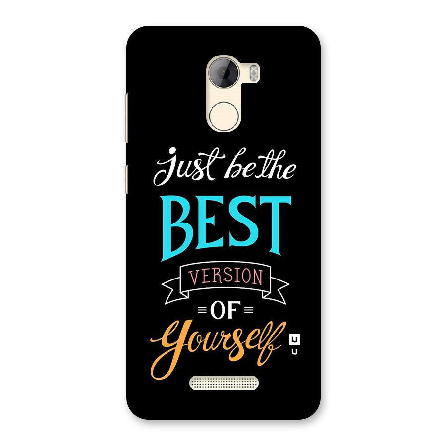 Your Best Version Back Case for Gionee A1 LIte