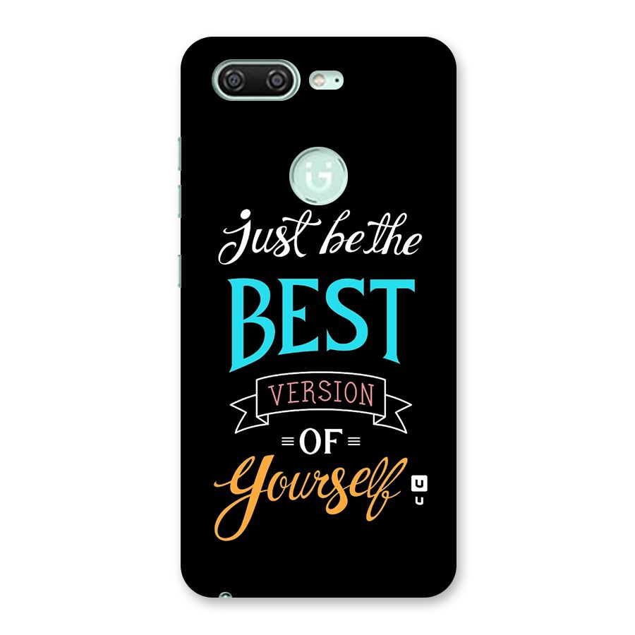 Your Best Version Back Case for Gionee S10