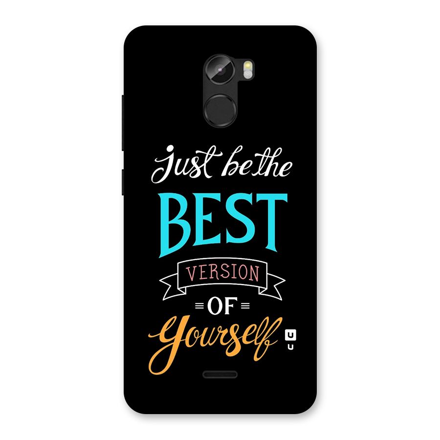 Your Best Version Back Case for Gionee X1