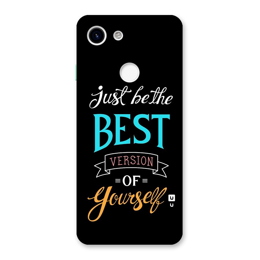 Your Best Version Back Case for Google Pixel 3