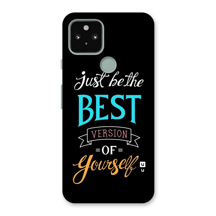 Your Best Version Back Case for Google Pixel 5