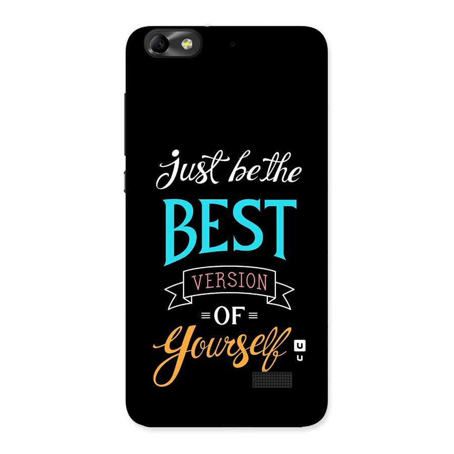 Your Best Version Back Case for Honor 4C