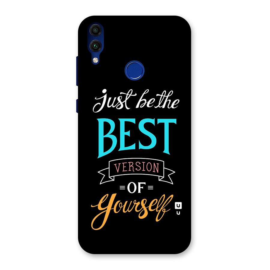 Your Best Version Back Case for Honor 8C