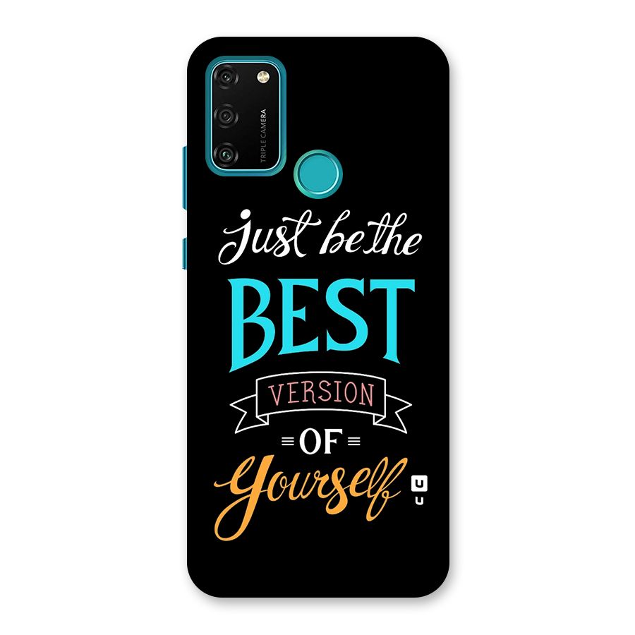 Your Best Version Back Case for Honor 9A
