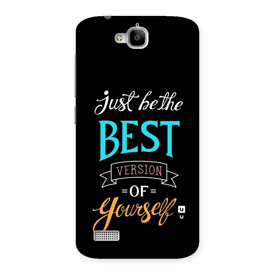 Your Best Version Back Case for Honor Holly