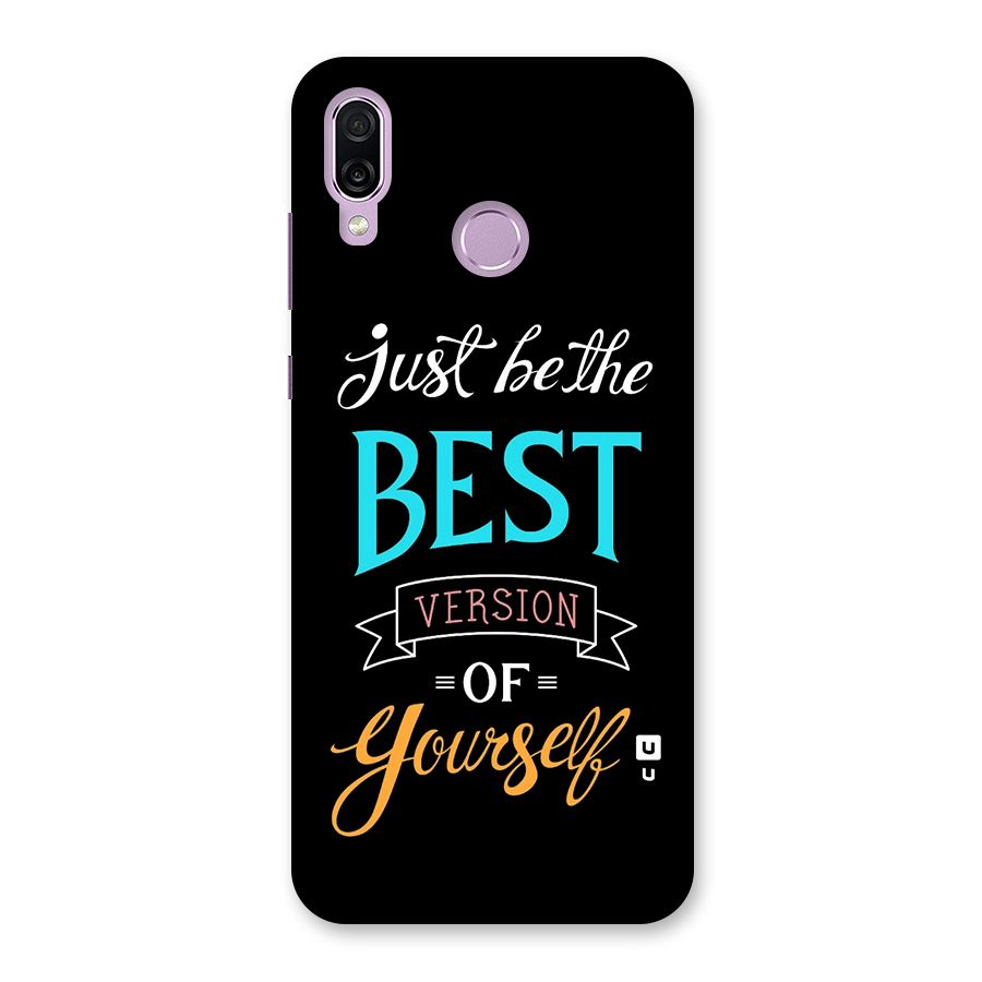 Your Best Version Back Case for Honor Play