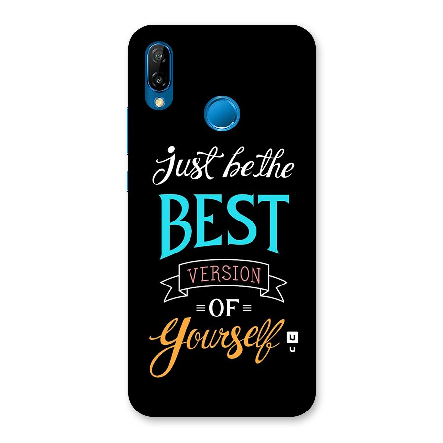 Your Best Version Back Case for Huawei P20 Lite